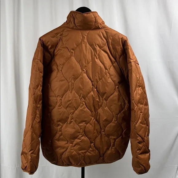 Vans Quilted Bomber Jacket in Brown - Picture 3 of 13